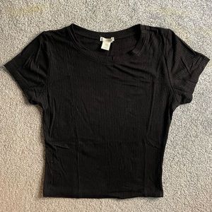 Black Fitted T-Shirt